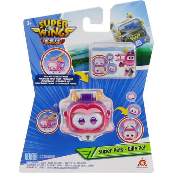 Фото - Колекційна фігурка Super Wings Super Pet Ellie pet (EU770419)