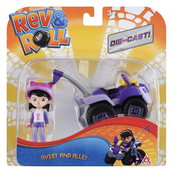 Фото - Коллекционные фигурки набор Rev&Roll Рев и Рамбл DieCast Эйверли и Элли (EU881021)