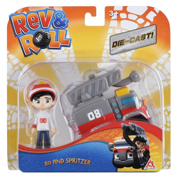 Фото - Колекційні фігурки набір Rev&Roll Рев і Рамбл DieCast Бо і Спрітцер (EU881031)
