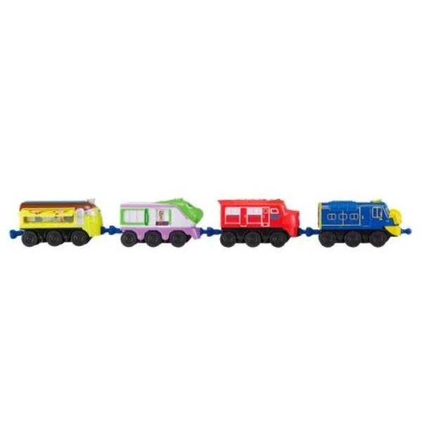 Фото - Базовий ігровий транспорт для малюка CHUGGINGTON Паровозик Вілсон із механічною функцією та пазлом (EU890301)