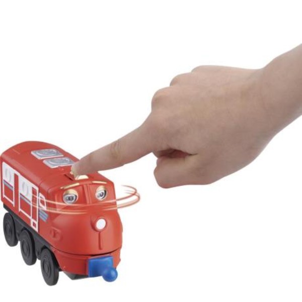 Фото - Базовий ігровий транспорт для малюка CHUGGINGTON Паровозик Вілсон із механічною функцією та пазлом (EU890301)