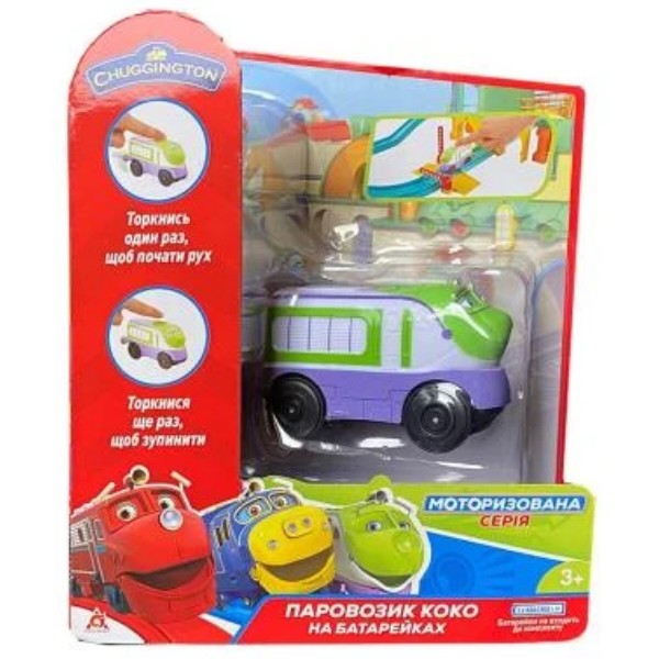Фото - Залізничний потяг CHUGGINGTON Коко на батарейках (EU890403)