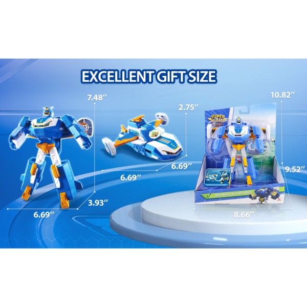 Фото - Коллекционная фигурка Super Wings Мини Воздушная База Робот (EU760288)