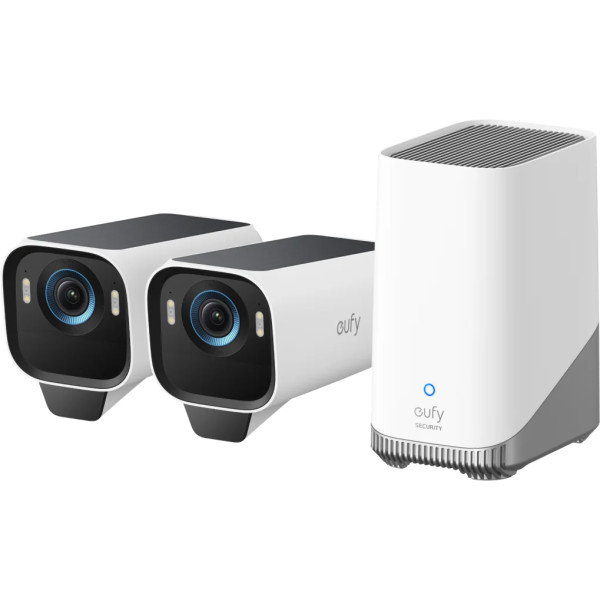 Фото - IP-камера EUFY S3 Pro 2-Cam Kit +HomeBase 3 Black/White (T88923W1) Фото - IP-камера EUFY S3 Pro 2-Cam Kit +HomeBase 3 Black/White (T88923W1)