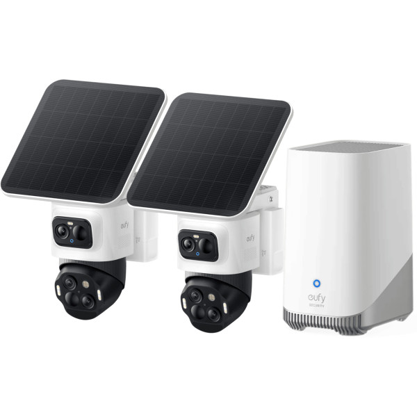 Фото - IP-камера EUFY S4 2-Cam Kit +HomeBase 3 Black/White (E81723W1)