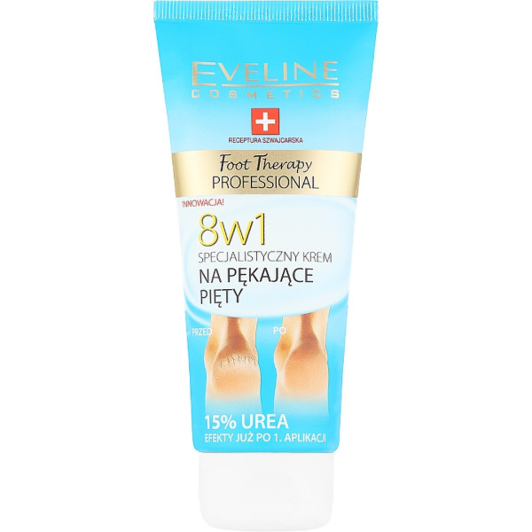 Фото - Крем для ног EVELINE Foot Therapy Professional 8в1 100 мл (5901761911763)