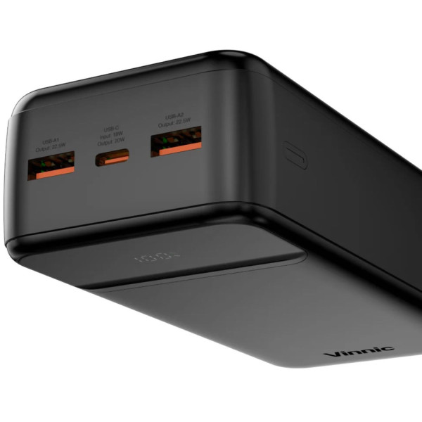 Фото - Батарея мобильная Vinnic EVEREST 3 Fast Charge 30000mah 22.5W black (4898338024579)
