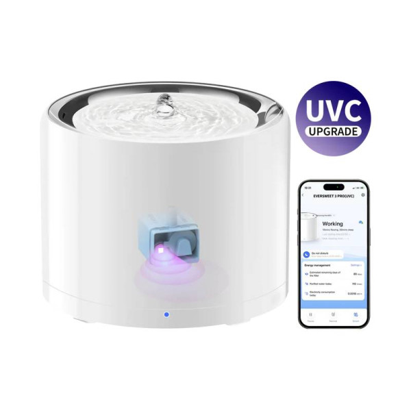 Фото - Смарт-поилка для животных PETKIT Eversweet 3 PRO (UVC) Smart Pet Drinking Fountain (P4108-UVC) Фото - Смарт-поилка для животных PETKIT Eversweet 3 PRO (UVC) Smart Pet Drinking Fountain (P4108-UVC)