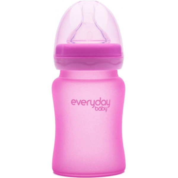 Фото - Бутылочка для кормления Everyday Baby термочувствительная 150 мл., малиновая (10202) Фото - Бутылочка для кормления Everyday Baby термочувствительная 150 мл., малиновая (10202)
