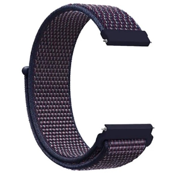 Фото - Ремінець для смарт-годинника BeCover Nylon Style for Amazfit Stratos (22mm) 1/2/2S/3/GTR 2/GTR 47mm/GTR Lite 47mm/Nexo/Pace/GTR 3 Pro/GTR 4 Blue-Gray (710532)