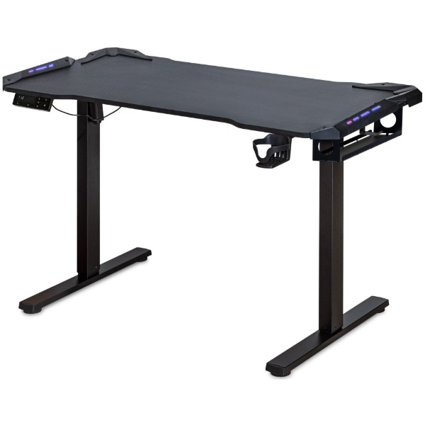 Фото - Стіл з електрорегулюванням висоти Mealux PowerDesk Carbon RGB (EVO-201 Carbon / B)