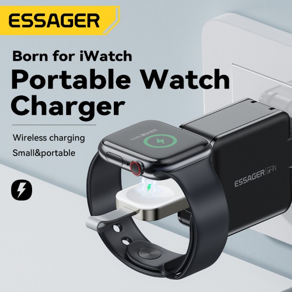 Фото - Зарядное устройство для смарт-часов Essager USB A port White (EWXA-YB02-Z)