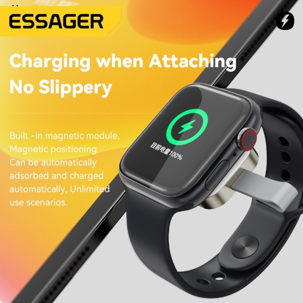 Фото - Зарядное устройство для смарт-часов Essager USB A port White (EWXA-YB02-Z)