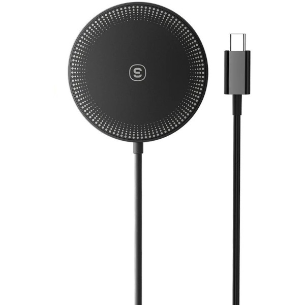 Фото - Беспроводное зарядное устройство Essager Wind 2in1 Wireless Charger 15W Black (EWXCX-CF01-Z)