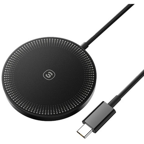 Фото - Беспроводное зарядное устройство Essager Wind 2in1 Wireless Charger 15W Black (EWXCX-CF01-Z)
