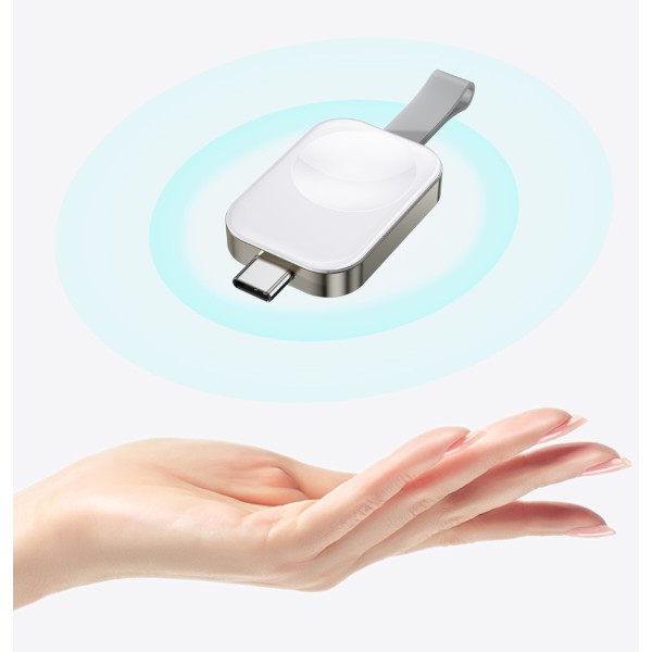 Фото - Зарядний пристрій для смарт-годинників Essager Yibay smart watch wirless charger with Type C port (EWXT-YB02-Z)