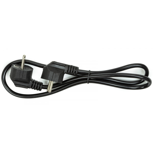 Фото - Кабель живлення PowerPlant 1м 3x1.5мм2 10А (two male plugs) (EX610518)