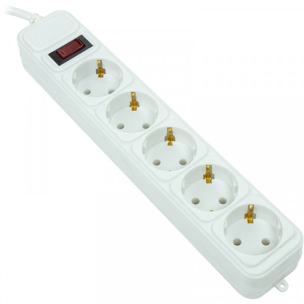 Фото - Мережевий фільтр PowerPlant JY-1056/7B (EX610594) 5 розеток 7m White