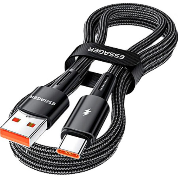 Фото - Кабель Essager Sunset USB A to Type C 120W USB Charging Cable 2m  Black (EXC120-CGA01-P)
