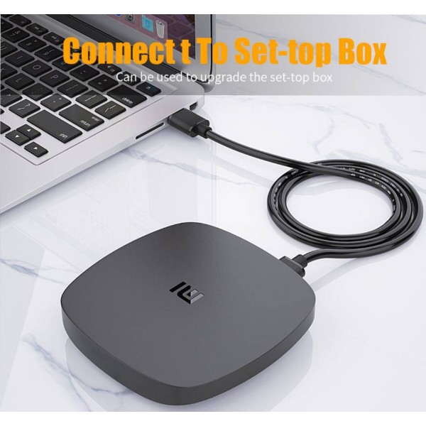 Фото - Кабель USB type A - USB type A Essager USB Extension Cable USB 3.0 Male to Male 5Gbps speed 2M Black (EXCAA-YTD01)