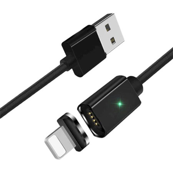 Фото - Кабель Essager Magic Power Magnetic USB Cable Lightning Black (EXCCXL-ML01) Фото - Кабель Essager Magic Power Magnetic USB Cable Lightning Black (EXCCXL-ML01)