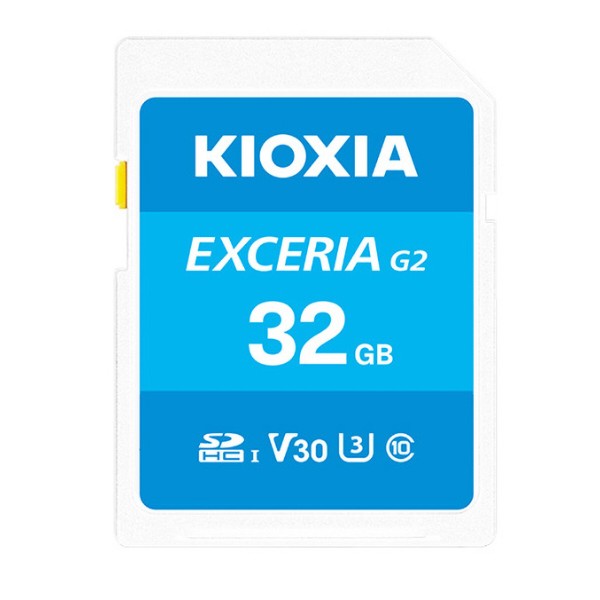 Фото - Карта памяти Kioxia EXCERIA G2 SDHC 32GB U3 V30 (LNEX2L032GG4)