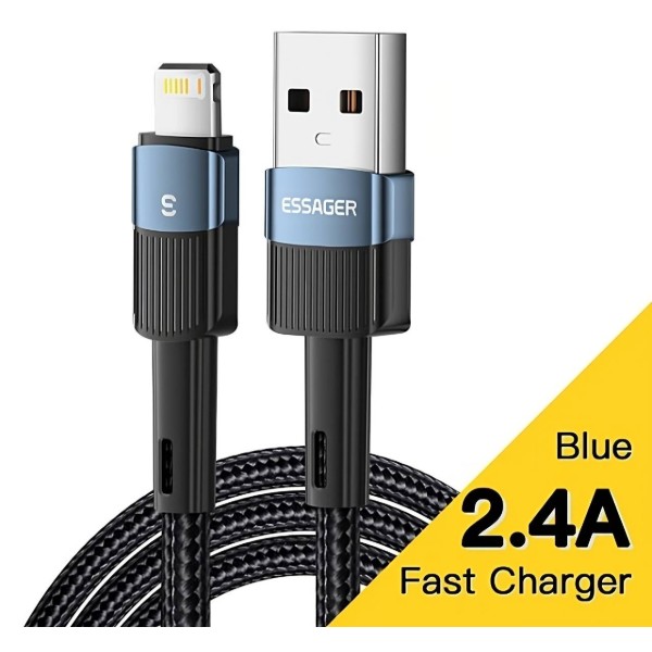 Фото - Кабель Essager Star 6A Lightning USB 1m Blue (EXCL-XC03)
