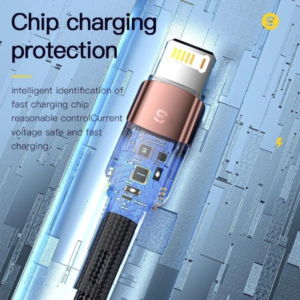 Фото - Кабель Essager Star 6A Lightning USB 2m Brown (EXCL-XCA12)