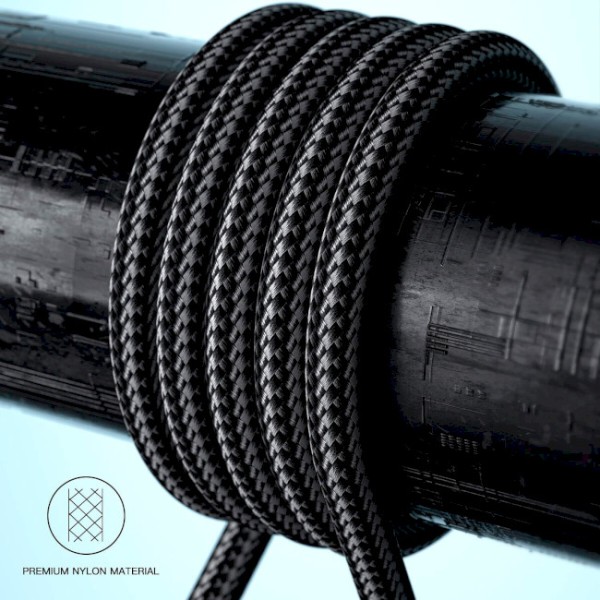 Фото - Кабель Essager Sunset 100W USB charging&amp;data cable Type-C to Type-C 2m Black (EXCTT1-CGA01)