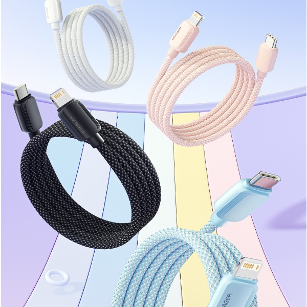 Фото - Кабель Essager Breeze USB Cable USB-C to Ligthning 1M Pink 20W (EXCTL-WL04-P)
