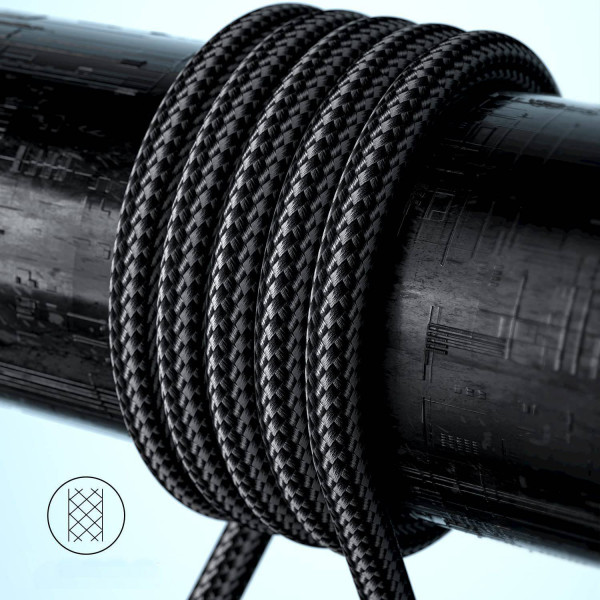 Фото - Кабель Essager Sunset 100W USB charging&amp;data cable Type-C to Type-C 3m Black (EXCTT1-CGC01)