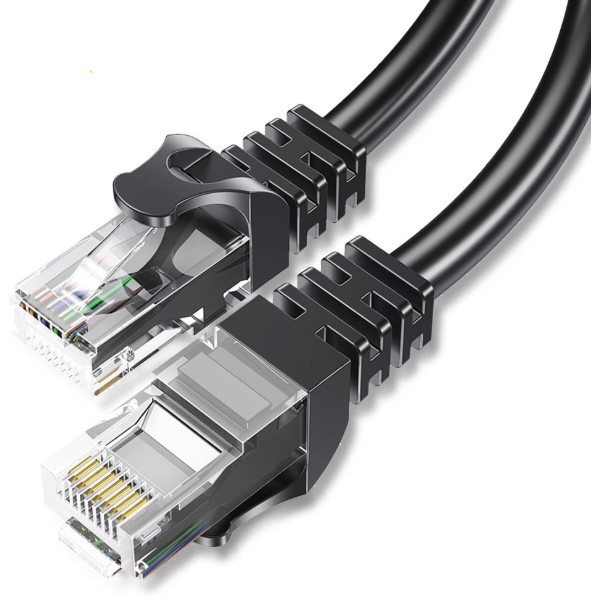 Фото - Кабель патч-корд Essager TopSpeed Cable Ethernet Cat6 RJ45 Splitter Network Round Cable 3m Black (EXCWXY-JSC01) Фото - Кабель патч-корд Essager TopSpeed Cable Ethernet Cat6 RJ45 Splitter Network Round Cable 3m Black (EXCWXY-JSC01)