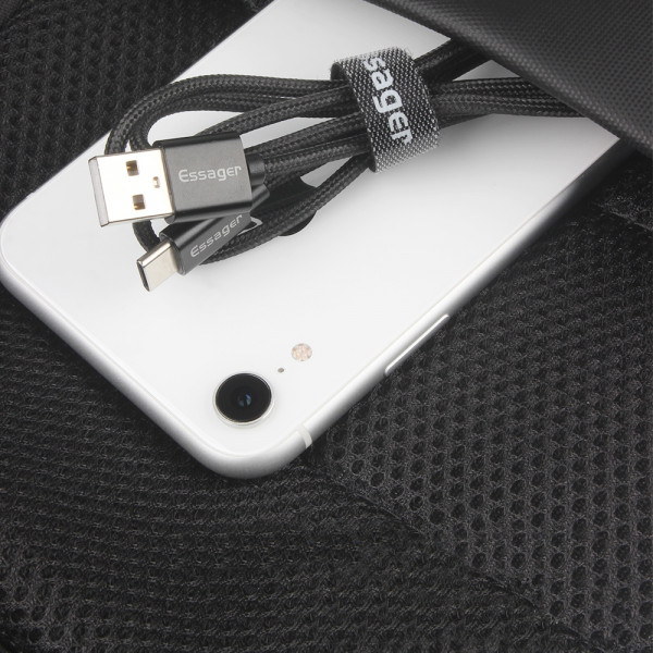 Фото - Органайзер для зберігання кабелів Essager Earphone Charger Cord Management Holder Clip 20 pcs/strip (EXD-KBC01)