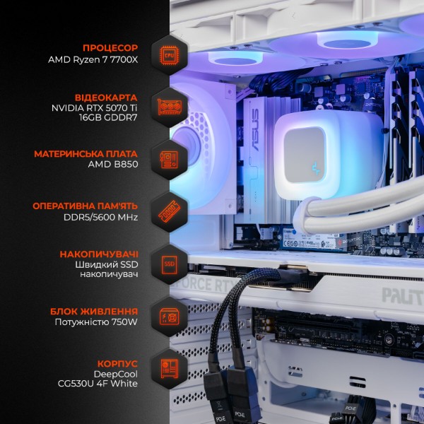Фото - Системний блок Expert PC Ultimate (A7700X.32.S20.5070T.A7790)
