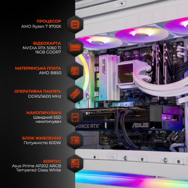Фото - Системный блок Expert PC Ultimate (A9700X.64.S20.5060T.16.A7764)