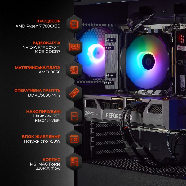 Фото - Системный блок Expert PC Ultimate (A7800X3D.64.S5.5070T.A7616)