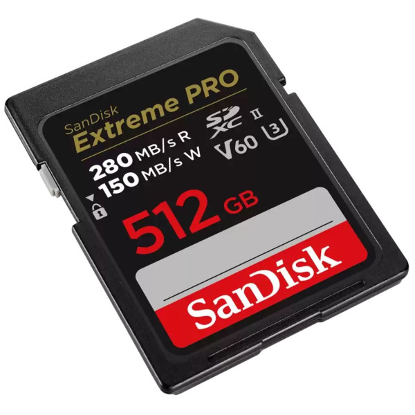 Фото - Карта пам'яті SanDisk Extreme PRO 512GB V60 UHS-II SD cards (SDSDXEP-512G-GN4IN)