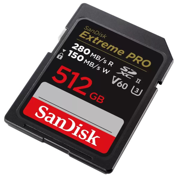 Фото - Карта пам'яті SanDisk Extreme PRO 512GB V60 UHS-II SD cards (SDSDXEP-512G-GN4IN)