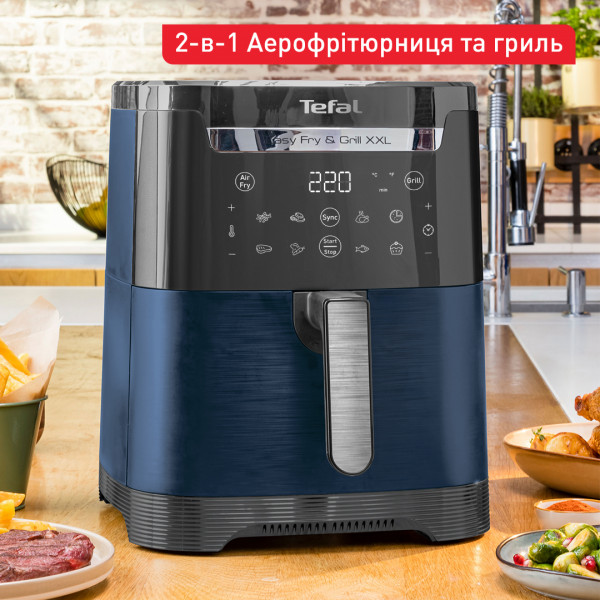 Фото - Мультипіч Tefal EY801410 EASY FRY & GRILL XXL