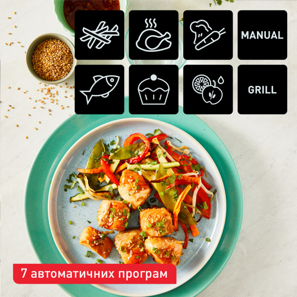Фото - Мультипіч Tefal Dual Easy Fry EY905D10