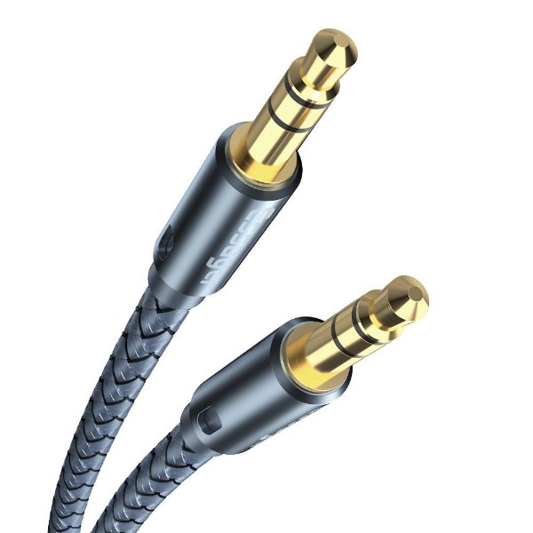 Фото - Кабель 3.5 мм -3.5 мм Essager Monster Aux Cable Speaker Wire 3.5mm to Jack 3.5 mm 3M Gray (EYP35-DYC0G)