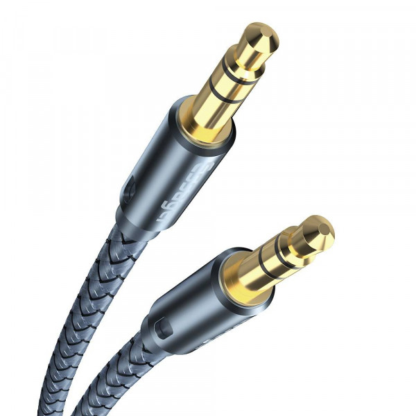 Фото - Кабель 3.5 мм -3.5 мм Essager Monster Aux Cable Speaker Wire 3.5mm to Jack 3.5 mm 5M Gray (EYP35-DYD0G)
