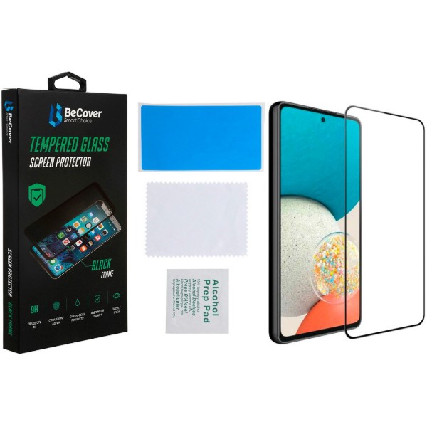 Фото - Захисне скло для смартфону BeCover for Samsung Galaxy A53 SM-A536 Black (707322)