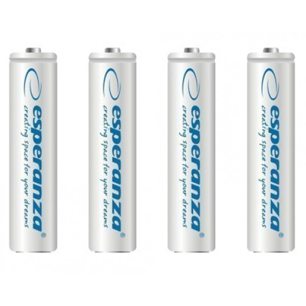 Фото - Акумулятор тип AAA Esperanza Ni-MH AAA 1000 mAh 4 шт. White (EZA102W)