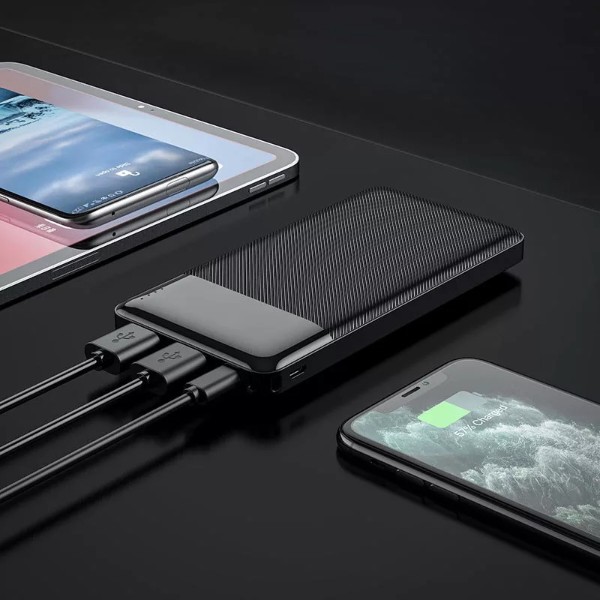 Фото - Батарея мобильная HOCO J72 Easy travel 10000mAh Black (6931474738370)
