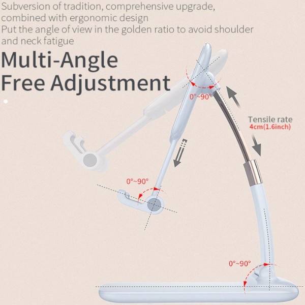 Фото - Підставка для мобільного пристрою Essager Knight Foldable Desk Mobile Phone Holder Stand (Alloy) Black (EZJZM-QS01)