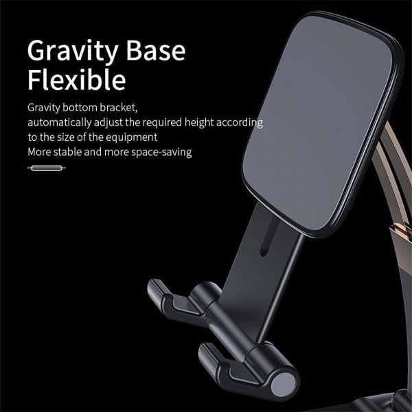 Фото - Подставка для мобильного устройства Essager Knight Foldable Desk Mobile Phone Holder Stand (Plastic) Black (EZJZM-QSSJ01)