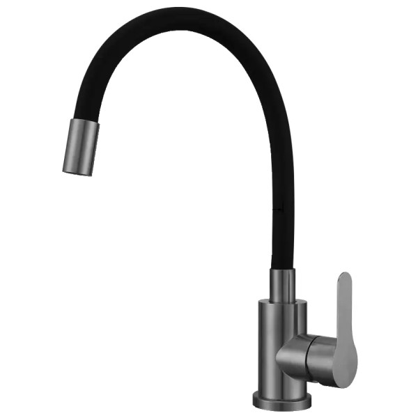 Фото - Кухонний змішувач Ventolux KFF04 PVD BK/BK