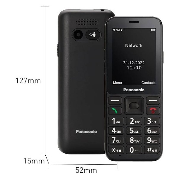 Фото - Мобільний телефон Panasonic KX-TU250EXB Black