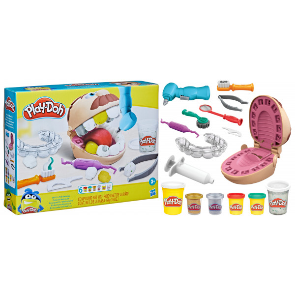 Фото - Набори для ліплення Play Doh Hasbro Play-Doh Містер Зубастик (F1259)